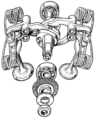 V&aacute;lvulas y &aacute;rbol de levas Desmo